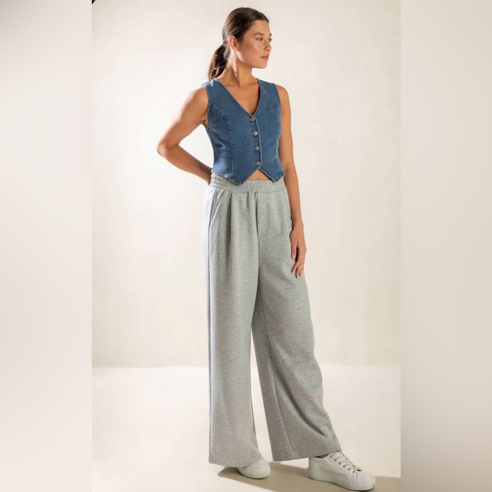 NWT Flying Tomato | Free Market Island daydreams Denim vest - Picture 3 of 9